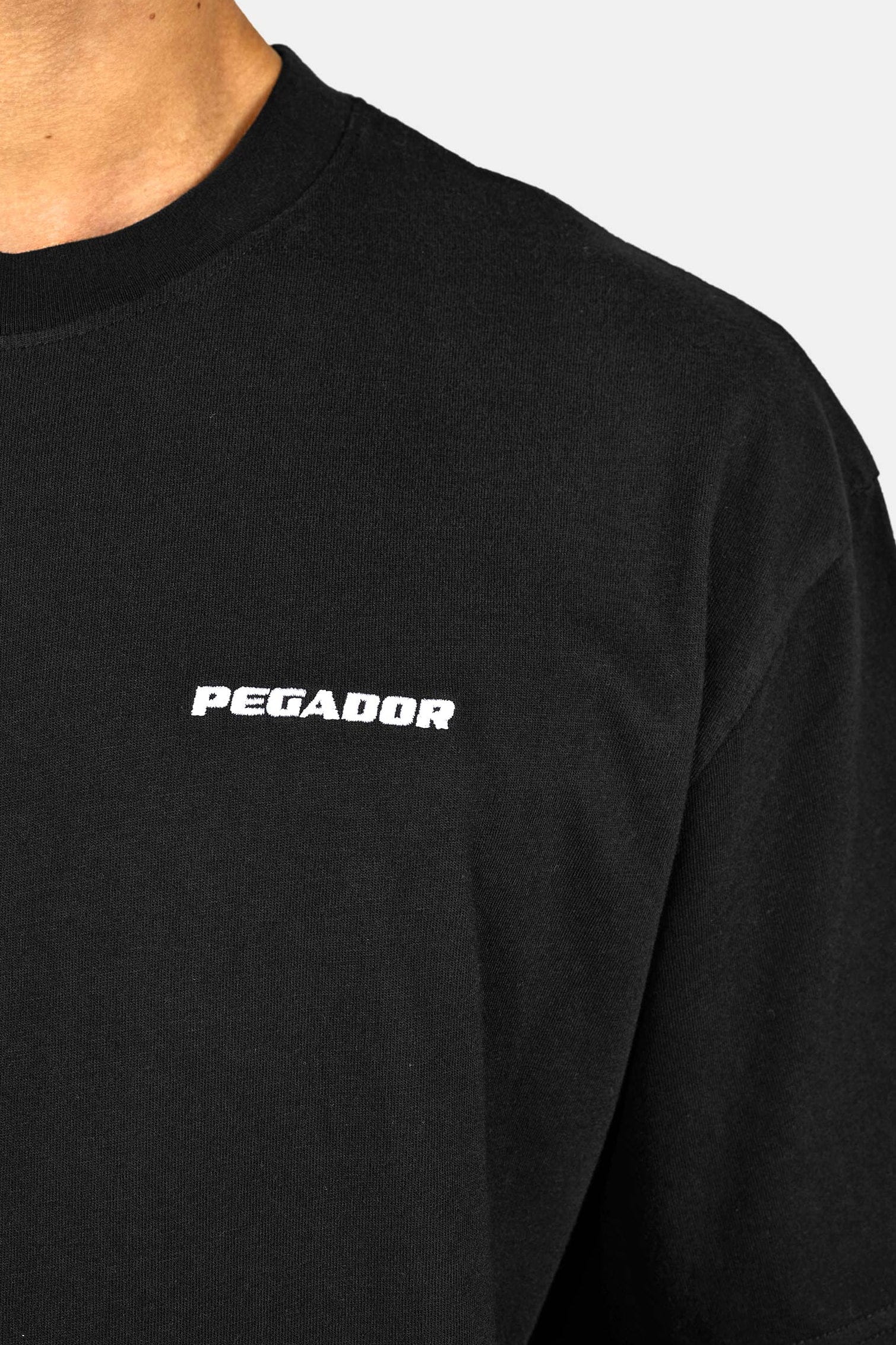 Pegador Essential Logo Oversized Tee - Washed Black - Lovr