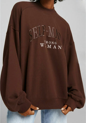Bershka “Self - Made Strong Woman” Sweatshirt - Lovr