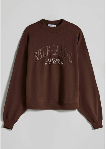 Bershka “Self - Made Strong Woman” Sweatshirt - Lovr