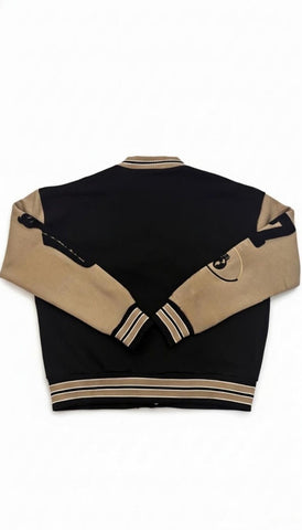 BeYoung Urban Classic Varsity Jacket – Black & Tan - Lovr
