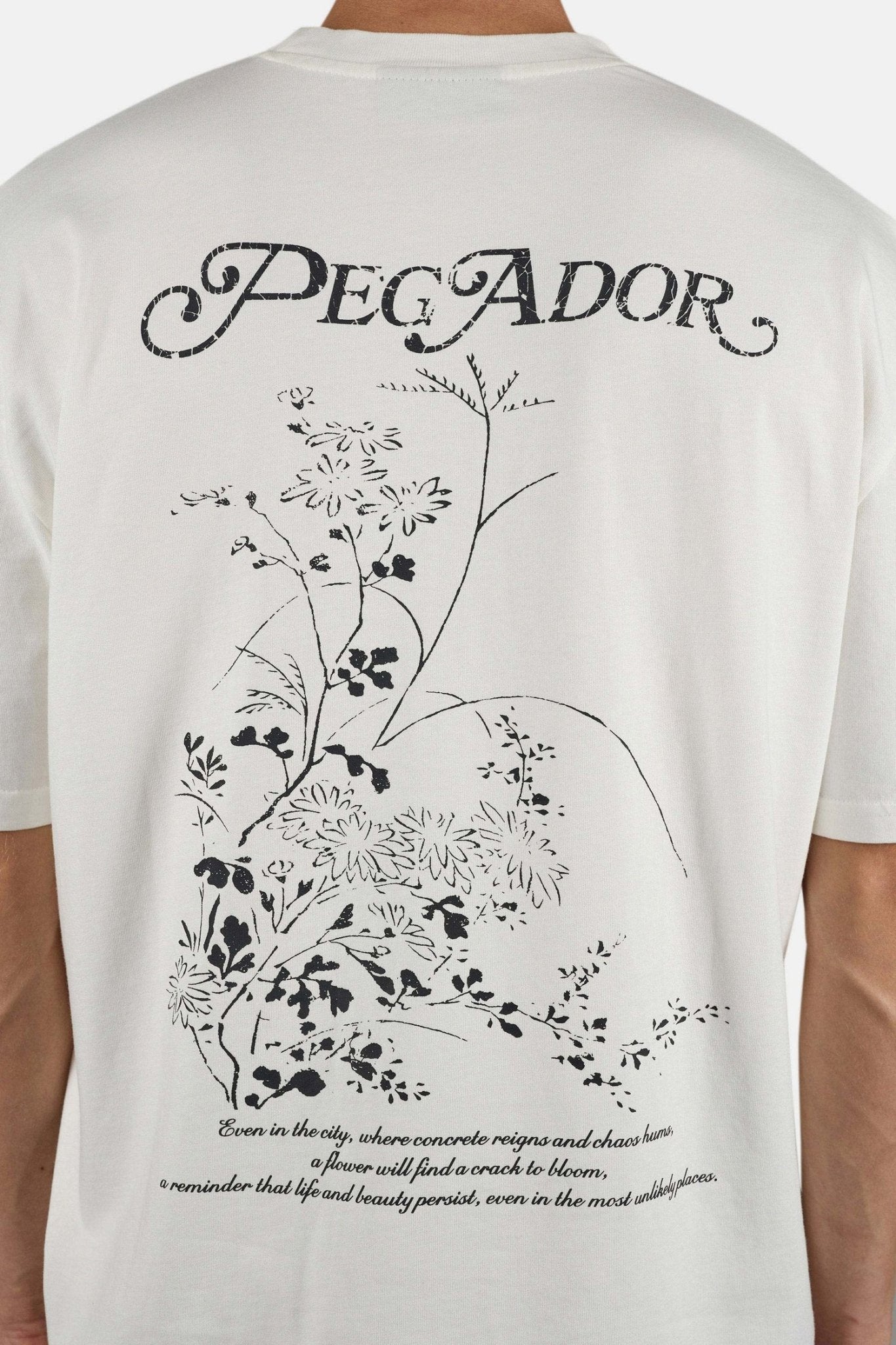 PEGADOR "Concrete Bloom" Oversized T-Shirt - Lovr