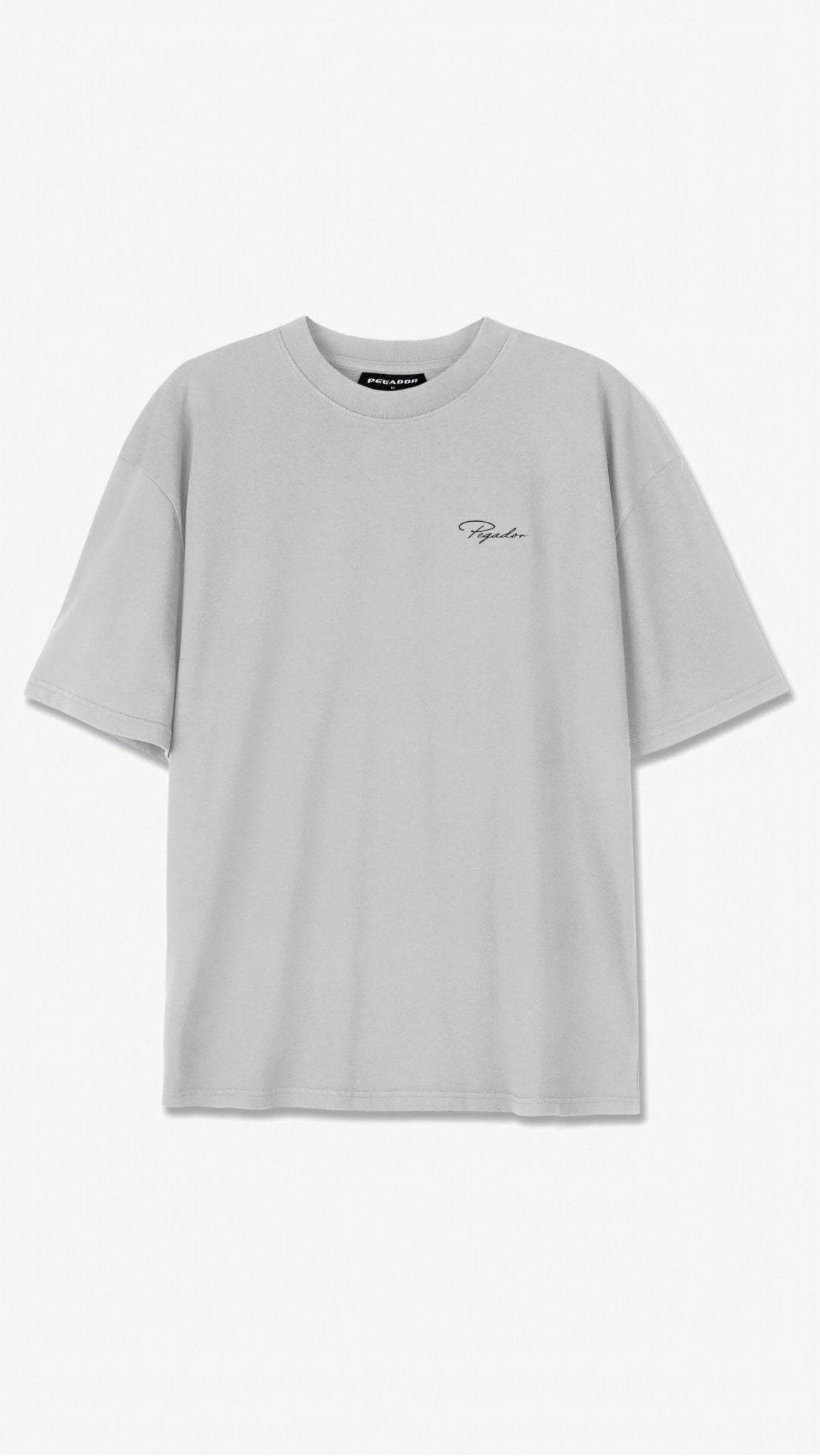 Pegador Signature Oversized T-Shirt – Stone Grey - Lovr