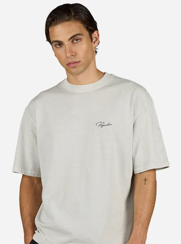 Pegador Signature Oversized T-Shirt – Stone Grey - Lovr