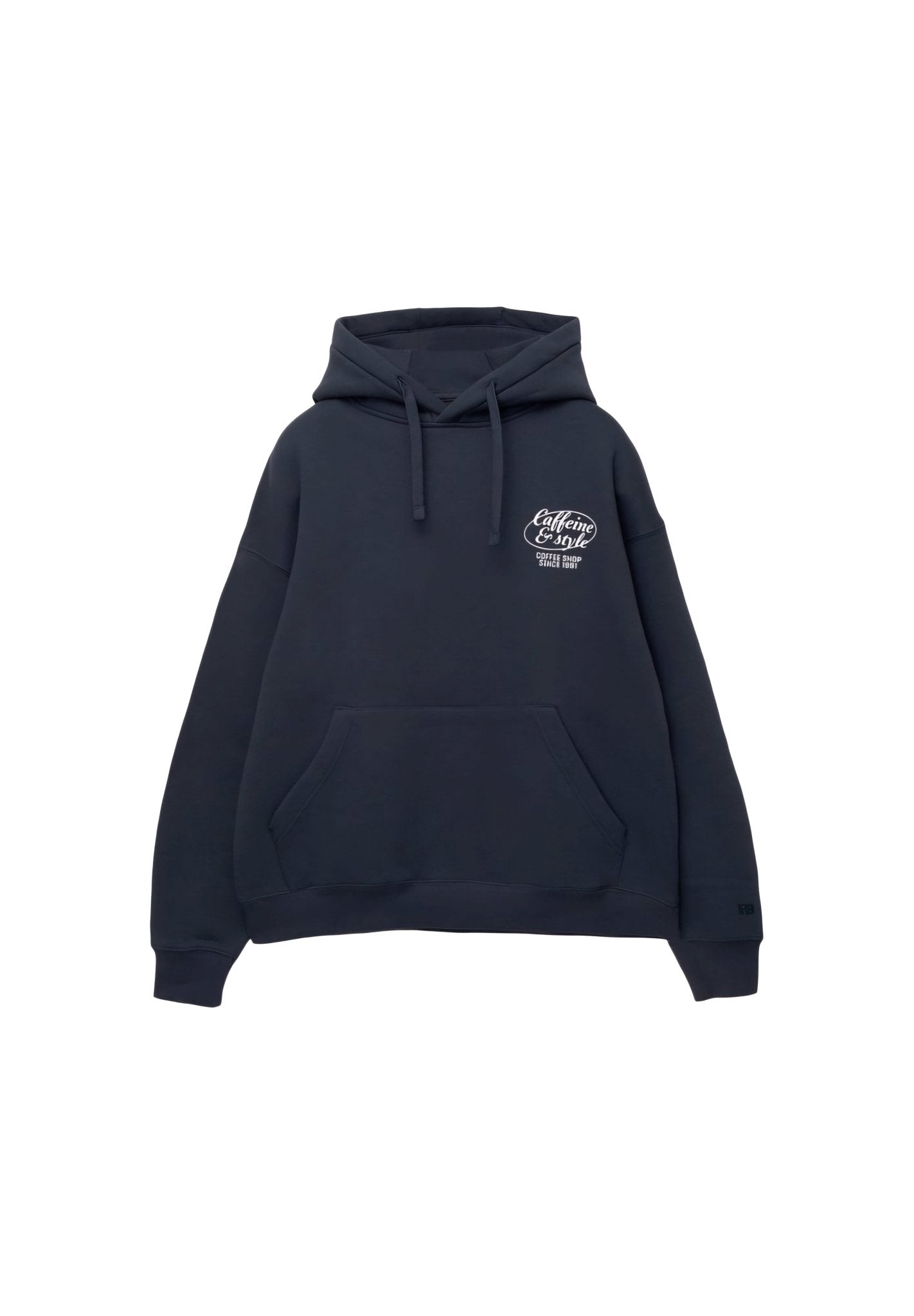 Pull&Bear "Caffeine & Style" Oversized Graphic Hoodie - Lovr
