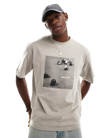 Pull&Bear "Good Luck" Billiards Graphic Tee - Lovr