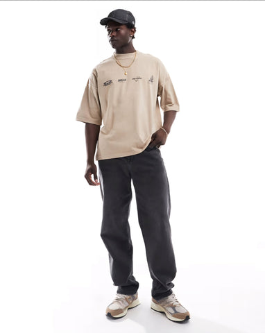 Pull&Bear STWD mechanic printed T-shirt - Lovr