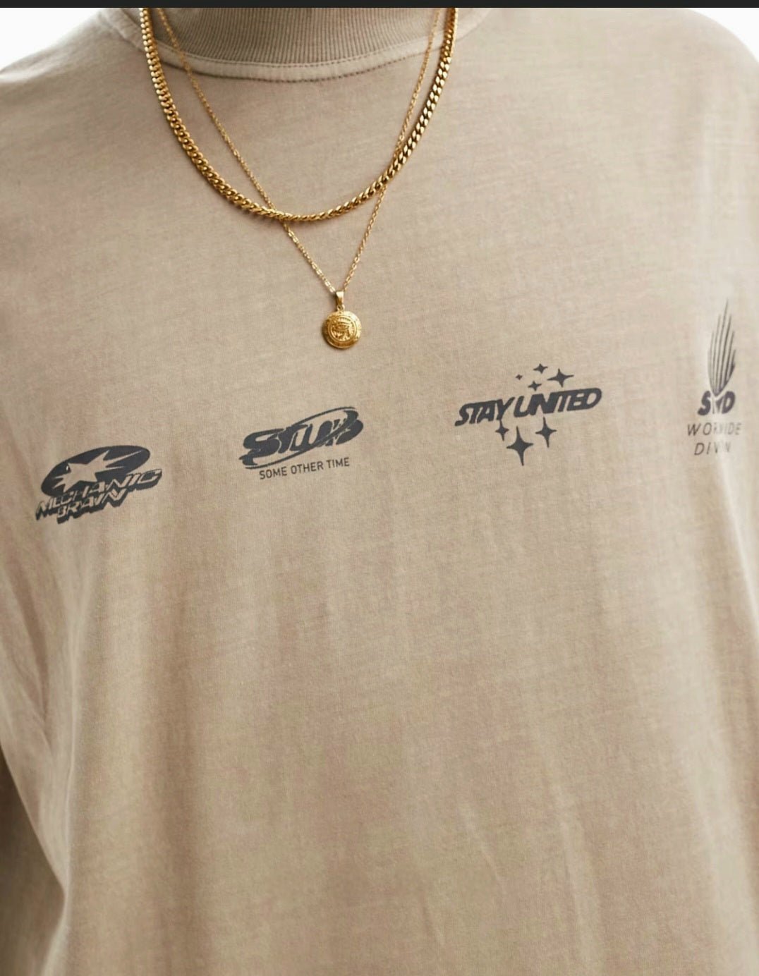 Pull&Bear STWD mechanic printed T-shirt - Lovr