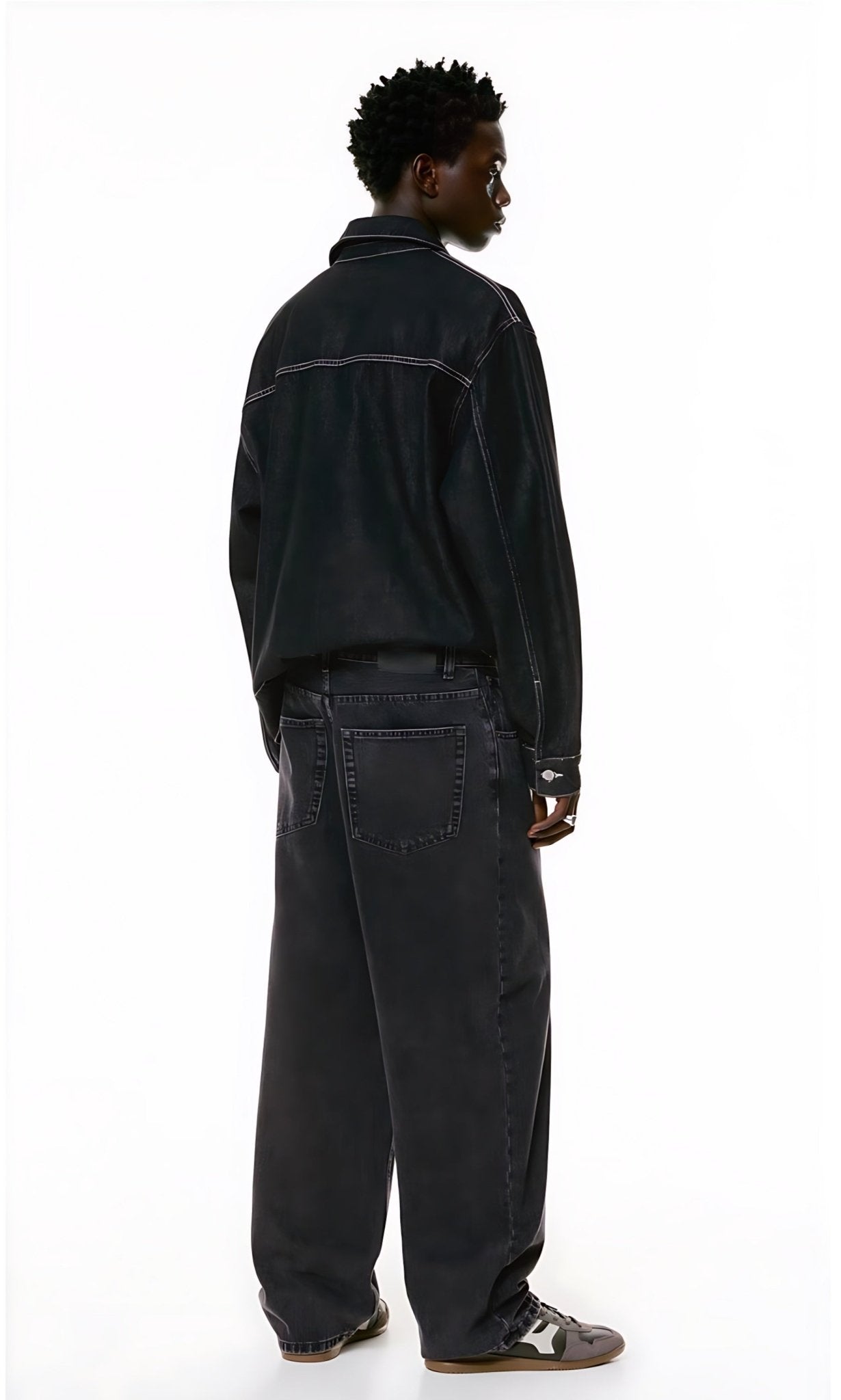 STWD Vintage Black Baggy Jeans - Lovr