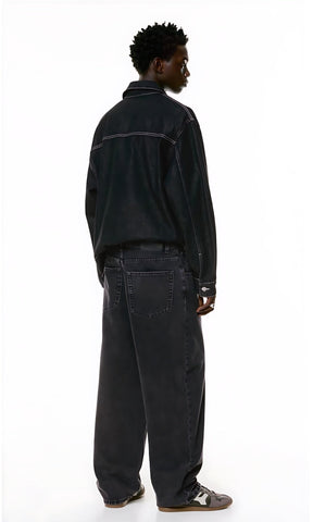 STWD Vintage Black Baggy Jeans - Lovr
